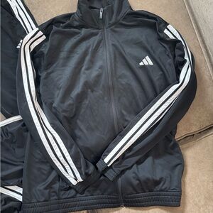 Adidas track suit pants and jacket